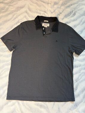 Pepe Jeans Charcoal Polo with Black Contrast Collar
